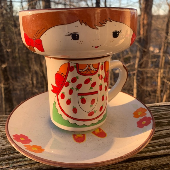 Cottage core 3 piece bowl mug and plate 👧 - Picture 2 of 13